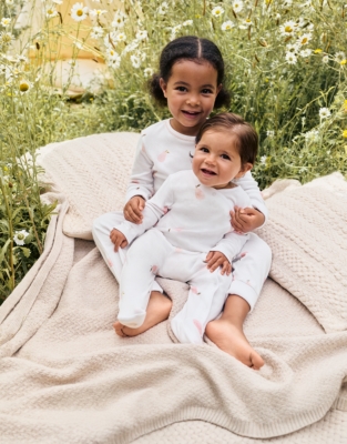 Organic Cotton Blend Slim Fit Winter Pear Pyjamas (1-12yrs)