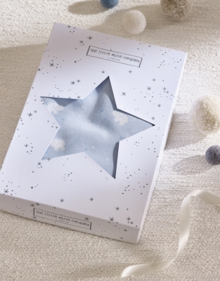 Organic Cotton Blue Elephant New Arrival Gift Set (0–6mths)