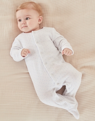 White velour baby grows sale