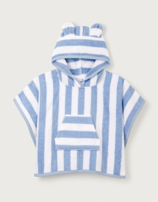 Blue hot sale striped hoodie