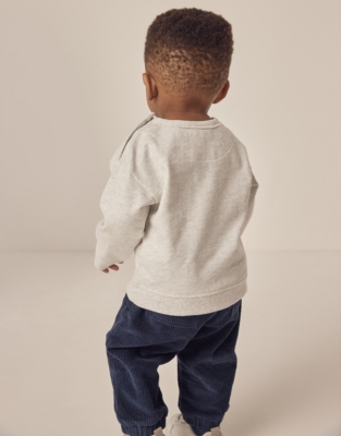 Organic Cotton Boat Sweatshirt (0–18mths)