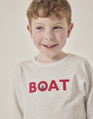 Organic Cotton Boat Sweatshirt (18mths–6yrs)