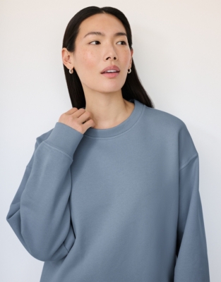 Organic Cotton Boxy Sweatshirt