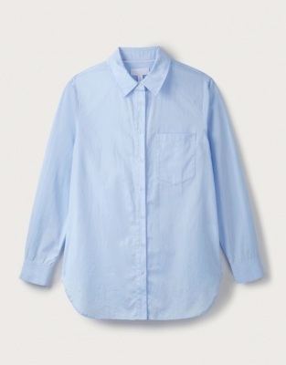 Organic-Cotton Boyfriend Shirt | Clothing Sale | The White Company UK