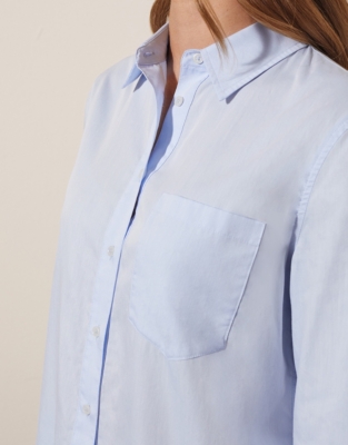 OrganicCotton Boyfriend Shirt Clothing Sale The White Company UK