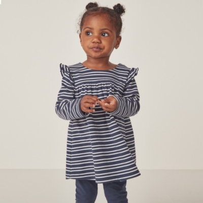 Organic Cotton Breton Tunic & Leggings Set (0–18mths)