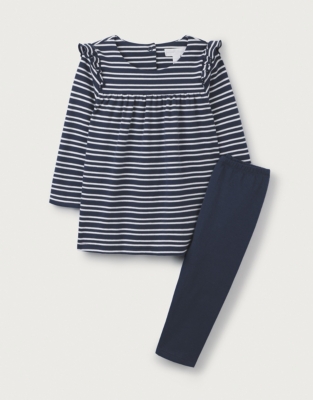 Organic Cotton Breton Tunic & Leggings Set (18mths–6yrs)