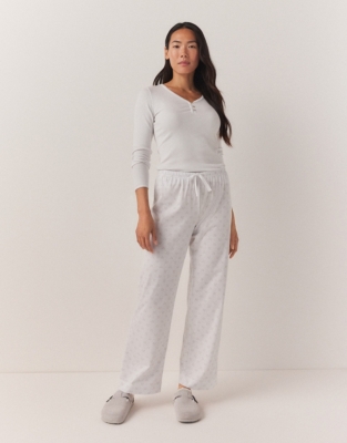 Cotton jersey pyjama online bottoms