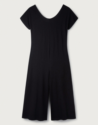 Organic-Cotton Button Back Jersey Jumpsuit | Clothing Sale | The White ...