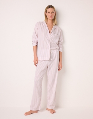 Organic Cotton Button Through Stripe Shirt