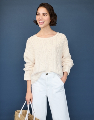 Organic Cotton Cable Jumper