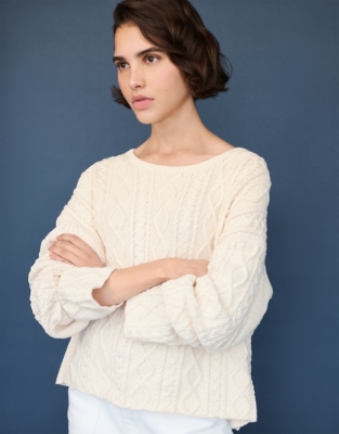 Organic Cotton Cable Jumper
