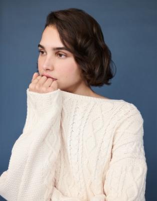Organic Cotton Cable Jumper