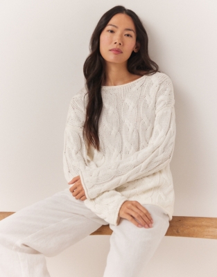 White on sale company knitwear