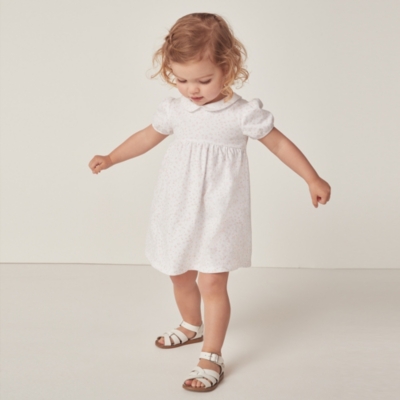 Organic Cotton Charlotte Floral Jersey Dress (0–18mths)
