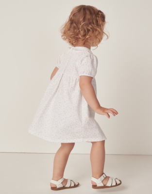 Organic Cotton Charlotte Floral Jersey Dress (0–18mths)