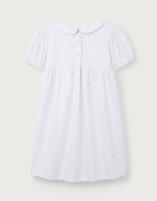 Organic Cotton Charlotte Floral Jersey Dress (18mths–6yrs)