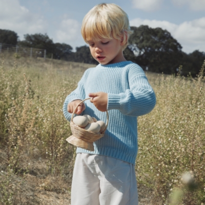 Organic Cotton Chunky Jumper (0–4yrs)