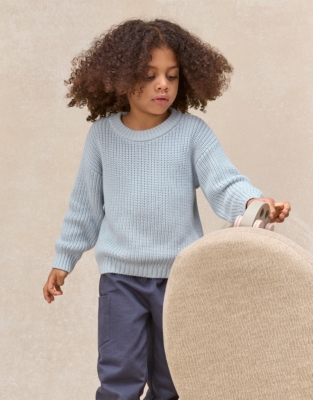 Organic Cotton Chunky Jumper (0–4yrs)