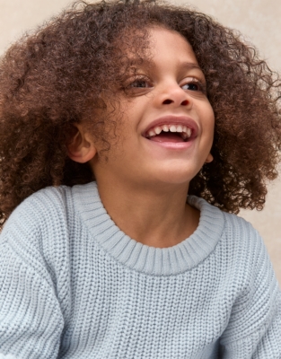Organic Cotton Chunky Jumper (0–4yrs)