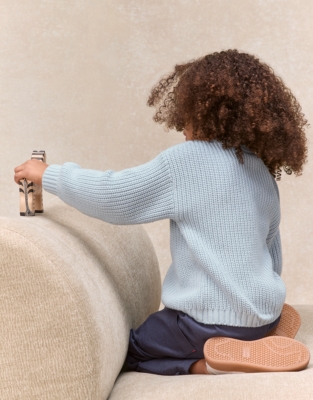 Organic Cotton Chunky Jumper (0–4yrs)