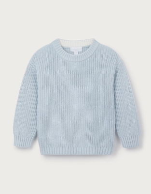 Organic Cotton Chunky Jumper (0–4yrs)
