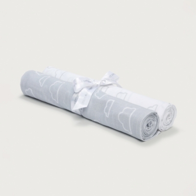 Organic Cotton Cloud Swaddling Muslins – Set of 2