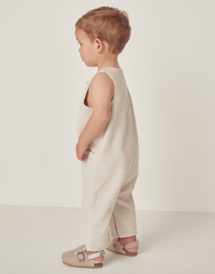 Organic Cotton Cord Dungarees (0–18mths)