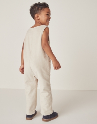 Organic Cotton Cord Dungarees (18mths–6yrs)