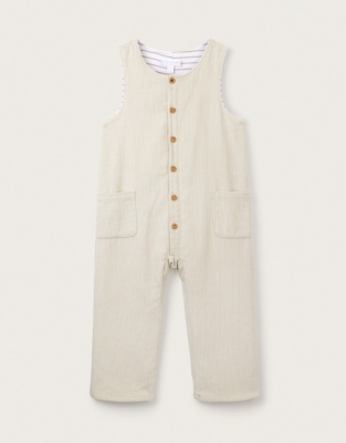 Organic Cotton Cord Dungarees (18mths–6yrs)