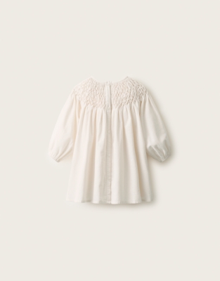 Organic-Cotton Cord Hand Smocked Sparkle Dress (0–4yrs)