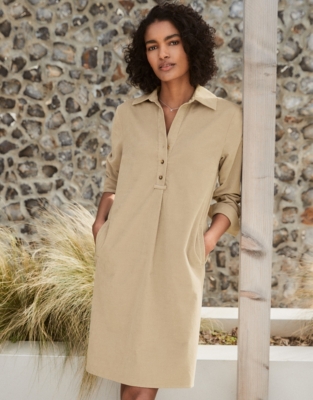 White company sales shirt dress