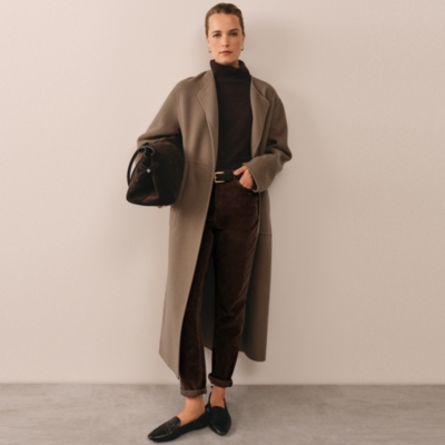 Organic Cotton Cord Tapered Brompton Trousers