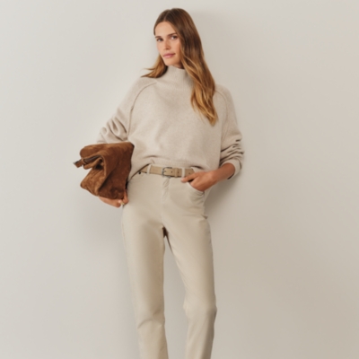 Organic Cotton Cord Tapered Brompton Trousers