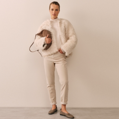 Organic Cotton Cord Tapered Brompton Trousers