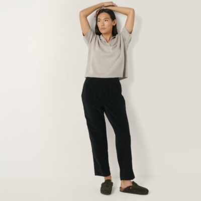 Organic Cotton Cord Tapered Utility Joggers