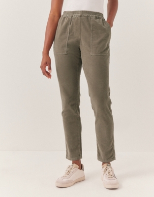 Organic Cotton Cord Tapered Utility Joggers