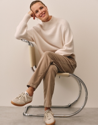 Organic Cotton Cord Tapered Utility Joggers