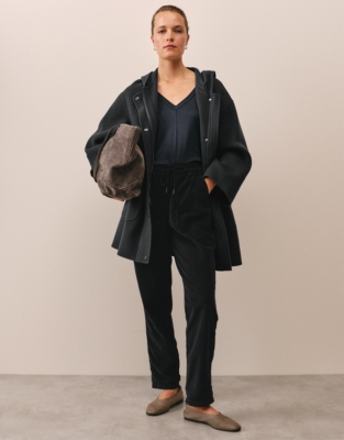 Organic Cotton Cord Tapered Utility Joggers