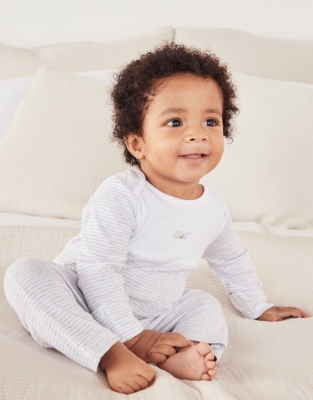 White company baby store pyjamas