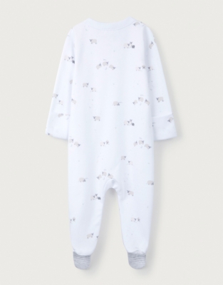 Organic Cotton Counting Sheep Sleepsuit (0–24mths) | Baby & Children's ...