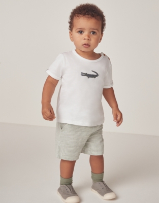 Baby Boy Sage Green Tee | Sage Green T Shirt | Kylo and Co. 9-12M