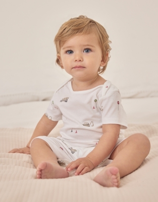 Organic Cotton Digger Shortie (0–24mths)