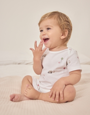 Organic Cotton Digger Shortie (0–24mths)