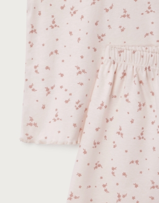 Organic Cotton Ditsy Floral Shortie Pyjamas (2–12yrs)
