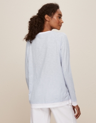 Organic-Cotton Double-Layer Top