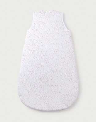 Organic Cotton Edie Floral Frill Wrap Over Sleeping Bag 2.5 Tog