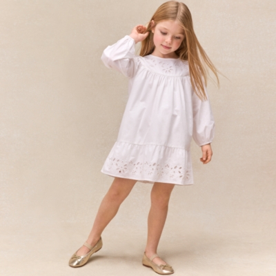 Organic Cotton Embroidered Boho Dress (0–4yrs)