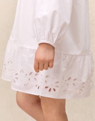 Organic Cotton Embroidered Boho Dress (0–4yrs)