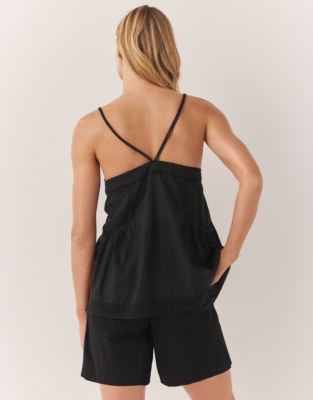 Organic Cotton Embroidered Cami